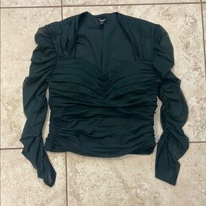 Express Elegant Ruched Top size Medium